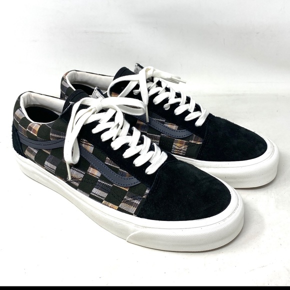VANS Old Skool 36 DX Shoes Low Check Multi Men's Casual Suede Canvas VN0A4BVQJ4E - Picture 2 of 8